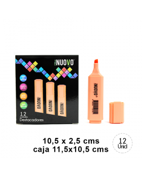 DESTACADOR PASTEL NARANJO /720