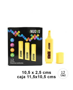 DESTACADOR PASTEL AMARILLO /720