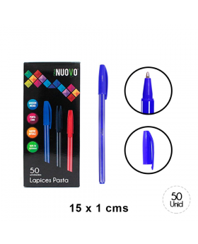 LAPIZ PASTA SOLID AZUL SET50U /20