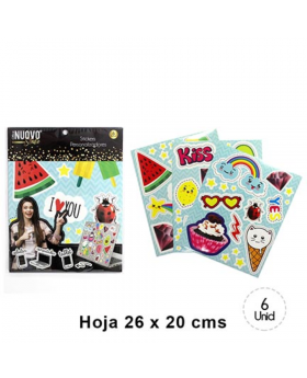 SET STICKERS PERSONALIZADOS ICE CREAM/240