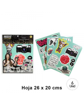 SET STICKERS PERSONALIZADOS RETRO/240