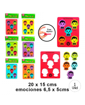 GOMA EVA PUZLE EMOCIONES /192