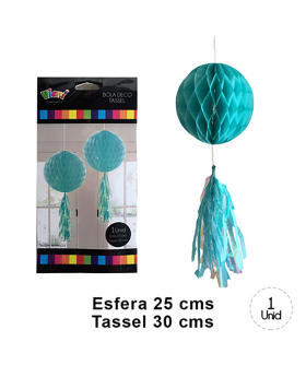ST 10UN BOLA DECO TASSEL TIFFANY/200