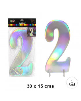 NUMERO CANDY BAR IRIDISCENTE 2 /288