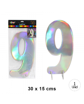 NUMERO CANDY BAR IRIDISCENTE 9 /288