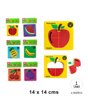 SET PUZZLES EVA FRUTAS /192