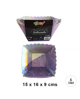 SET 10 BOWL LILA IRIDISCENTE 10/120