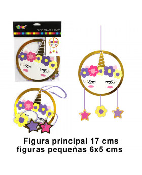 ATRAPASUEÑOS UNICORNIO GOLDEN /432