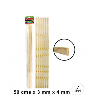PALO MAQUETA 3x4MM SET 7U /220