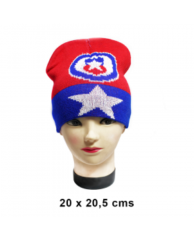 GORRO LANA ESTRELLA CHLE/200