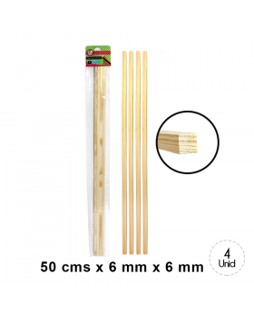 PALO MAQUETA 6x6MM SET4U /140