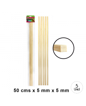 PALO MAQUETA 5x5MM SET4U /160