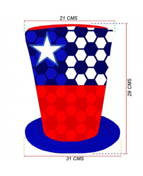 GORRO CHILE ESTRELLA X 1/60