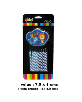 SET 8 VELAS NIÑO/ 144