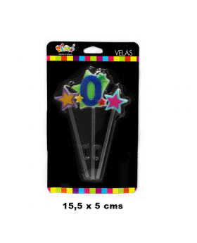 VELA PINCHO NUMERO 0 SET3U /144