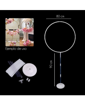 KIT BASE GLOBO ROUND/50