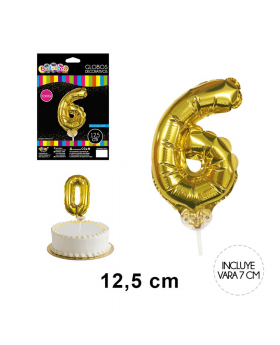 GLOBOS HELIO + VARA NUMERO 6 / 500
