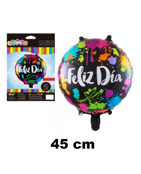 GLOBOS HELIO FELIZ DIA 0002 /300