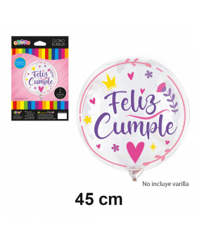 GLOBOS ESTAM. TRANSPARENTE 001 1UN/600