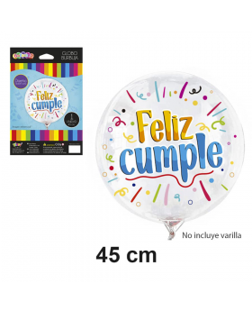 GLOBOS ESTAM. TRANSPARENTE 002 1UN/600