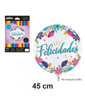 GLOBOS ESTAM. TRANSPARENTE 008 1UN/600