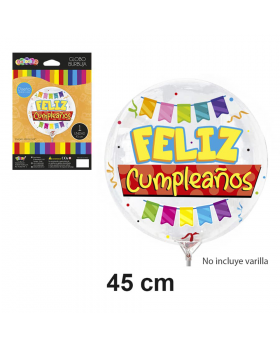 GLOBOS ESTAM. TRANSPARENTE 009 1UN/600