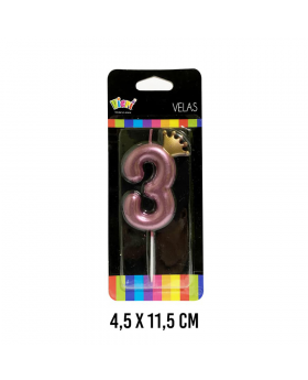 VELA CROWN GIRL NUMERO 3 11.5CM /144