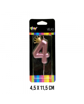 VELA CROWN GIRL NUMERO 4 11.5CM /144