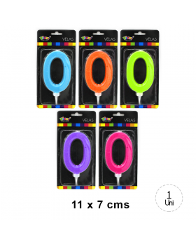VELA BRILLO NUMERO 0 11CM /120