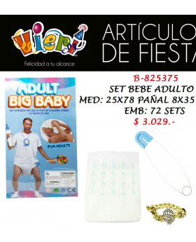SET BEBE ADULTO/72