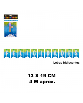 BANNER FELICIDADES IRISDISCENTE 10UN/200