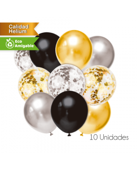 GLOBO DECORTIVO METALICO PREMIUM SET10U /200