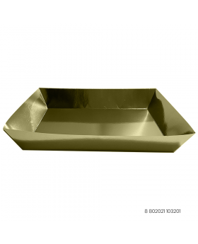 BANDEJA CARTON FIESTA GOLDEN SET2U /100