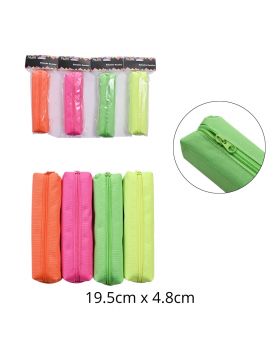 ESTUCHE ESCOLAR 19.5x4.8CM NEON /240