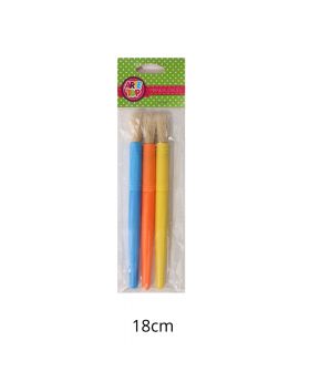 BROCHA PREESCOLAR 18CM SET3U /480