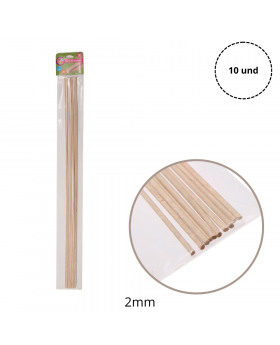 PALO MAQUETA CILINDRO 2MM SET10U /350