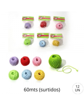 HILO ALGODON COLORES 60M /300