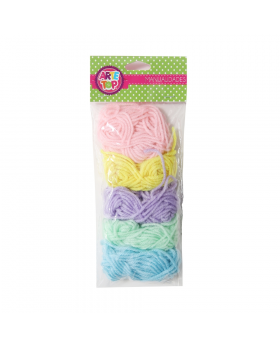 MADEJA LANA SET 5 COLORES PASTEL /100