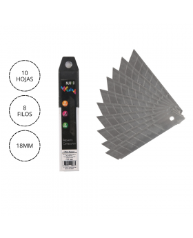 REPUESTO CORTACARTON 18MM SET10U /300