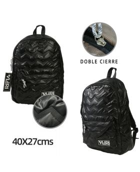MOCHILA BUBBLE WAVE NEGRA /50