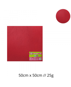 PAPEL ARROZ ROJO 50x50CM SET100U /10