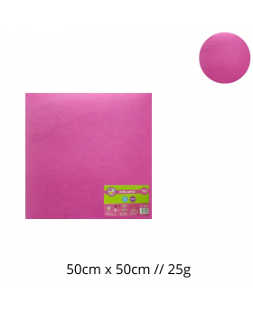 PAPEL ARROZ ROSADO 50x50CM SET100U /10