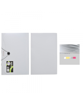 CARPETA ACORDEON GRIS OFICIO 13 DIVS /24