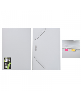CARPETA ACORDEON ELASTICO GRIS OFICIO 13 DIVS /24