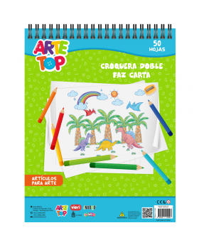 CROQUERA DOBLE FAZ ESPIRAL CARTA 50 HJS /30