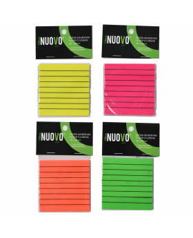 NOTAS ADHESIVAS PET LINEAS COLORES 7.6CM 50H /1200