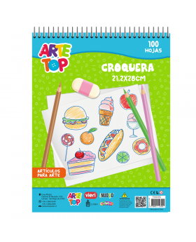 CROQUERA ESPIRAL 21.2x27.9CM 100H /30