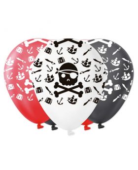 GLOBO ESTAMP PIRATA R12 30CM SET25U /100