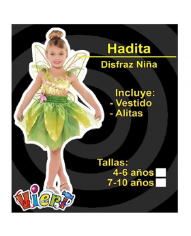DISFRAZ HADITA GREEN/36