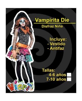 DISFRAZ VAMPIRITA DIE/36
